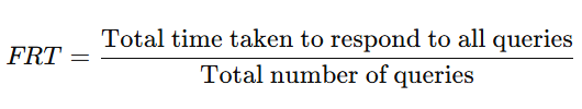 First Response Time (FRT) Calculation